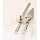 Heart Shaped Cake Knife & Server Set Wedding Gift Keepsake